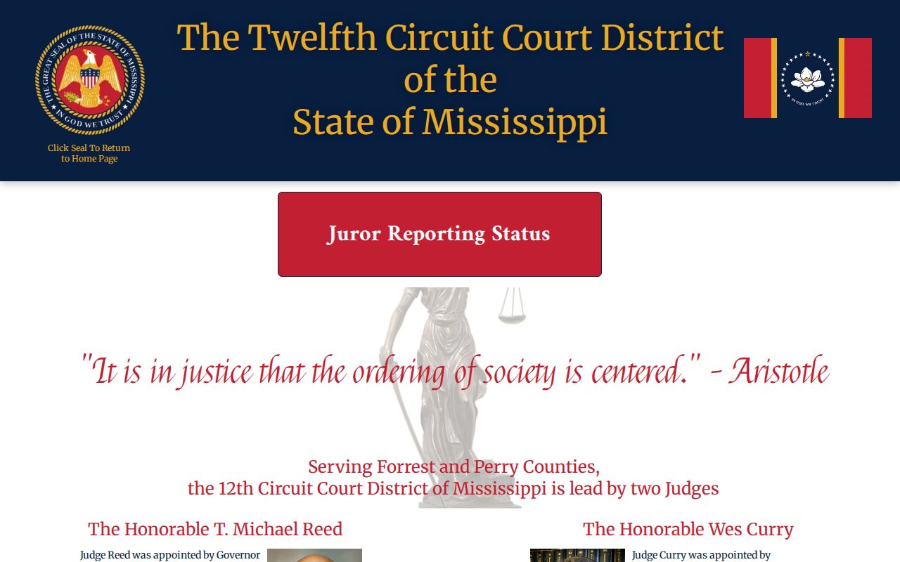 Perry County criminal docket Twelfth Circuit Court District page