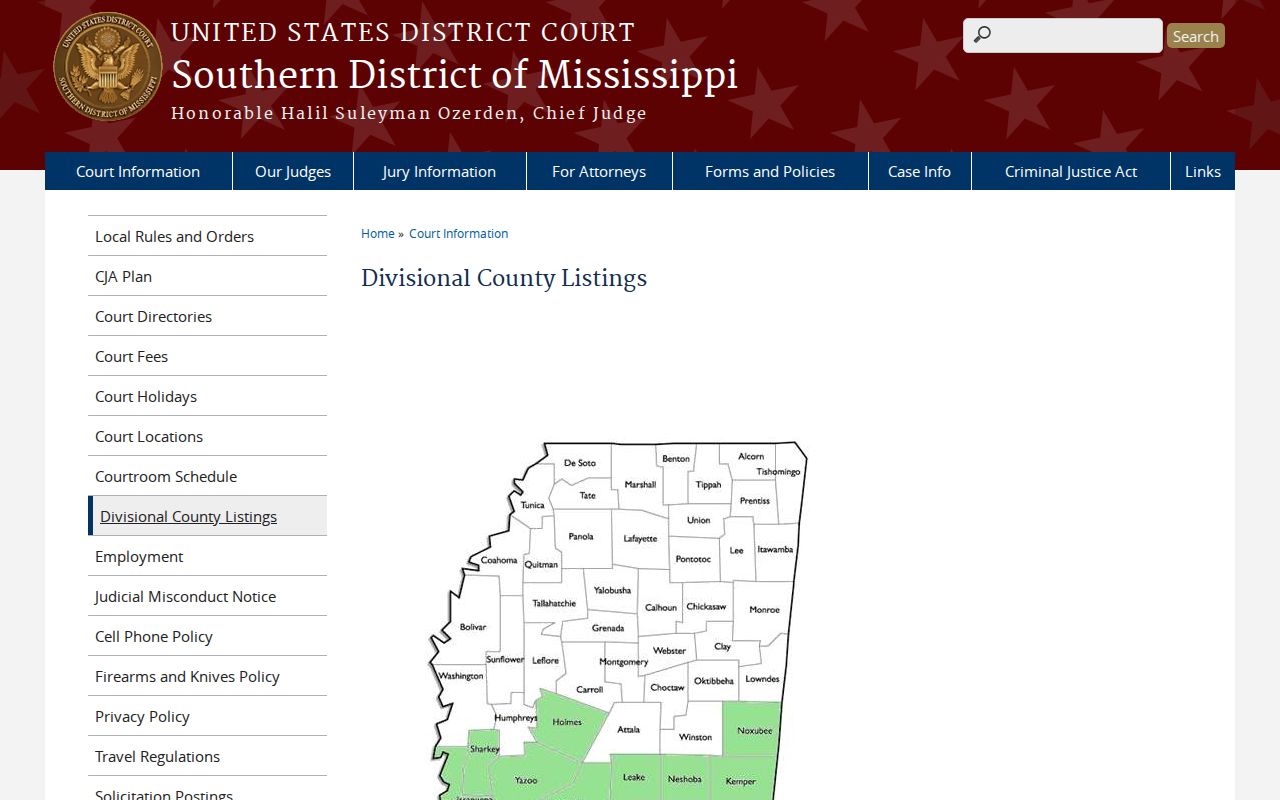 New Augusta court records Southern District Eastern Division source